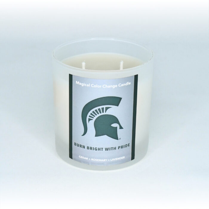 Michigan State University candle Unlit